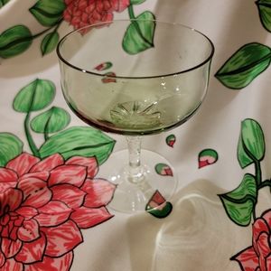 Vintage cocktail glass
